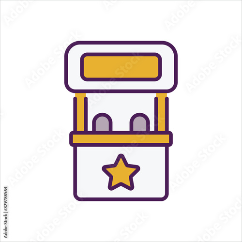 Ticket Office vector icon