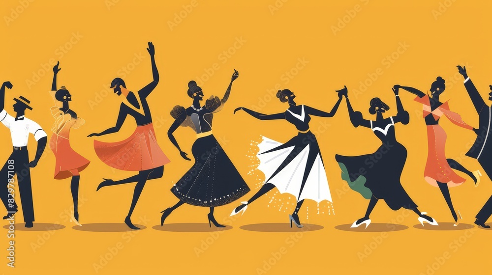 Develop an infographic highlighting the history of dance and its ...