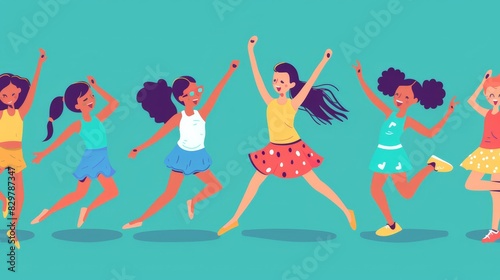 Develop an infographic on the benefits of dance for children and adolescents. Highlight improved coordination  confidence  social skills  and academic performance.