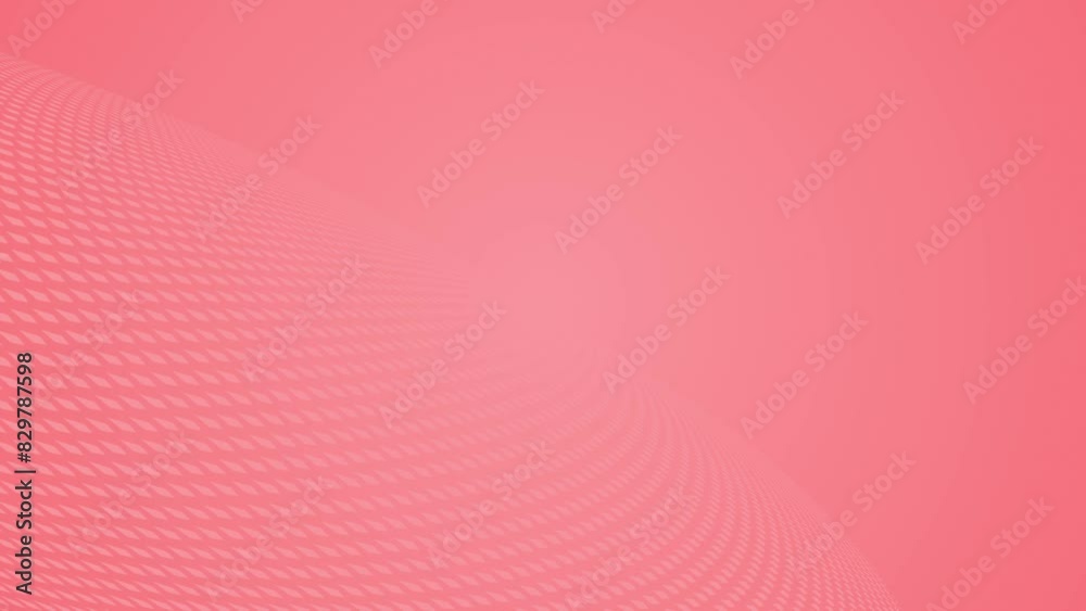Red color simple square shapes futuristic seamless halftone loop able background for business purpose