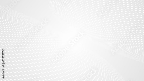 Wallpaper Mural White and Black color simple circular dots futuristic seamless halftone loop able background for business purpose Torontodigital.ca