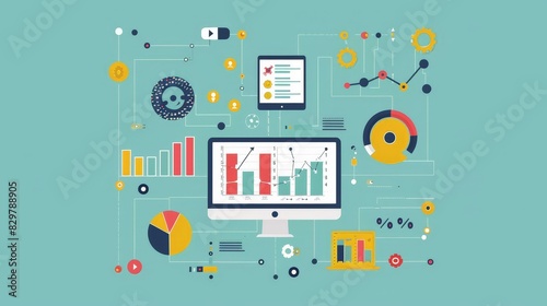 Wallpaper Mural Develop an infographic showcasing the benefits of data-driven decision-making for businesses. Highlight how leveraging data can improve efficiency, customer satisfaction, and profitability. Torontodigital.ca