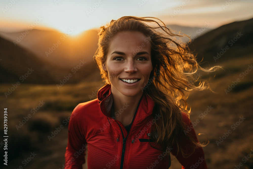 Generated by AI excited person jogging outdoors outside active way of life useful hobby Generated by AI excited person jogging outdoors outside active way of life useful hobby