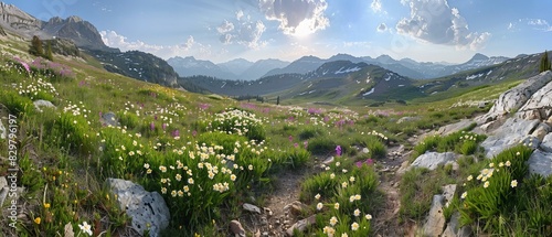 landscape in the mountains