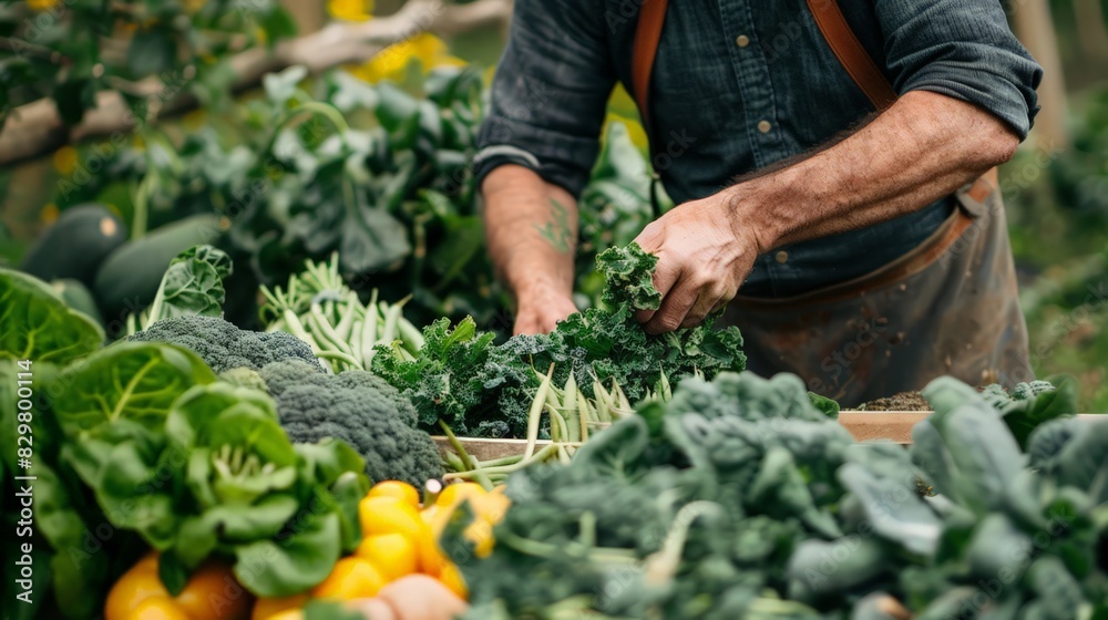 On a small organic farm, diversity is key. Farmers grow a variety of vegetables, fruits, and herbs, using natural methods to combat pests and enhance soil fertility On a small organic farm, diversity is key. Farmers grow a variety of vegetables, fruits, and herbs, using natural methods to combat pests and enhance soil fertility
