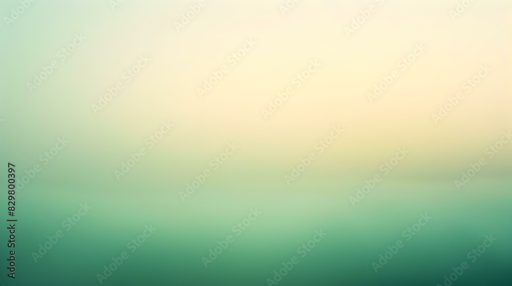 Obraz premium a subtle gradient from creamy merging into mint color