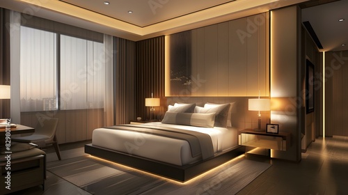 minimalist decor in bedroom
