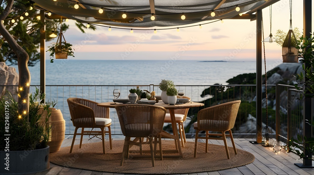 Obraz premium furniture on the terrace