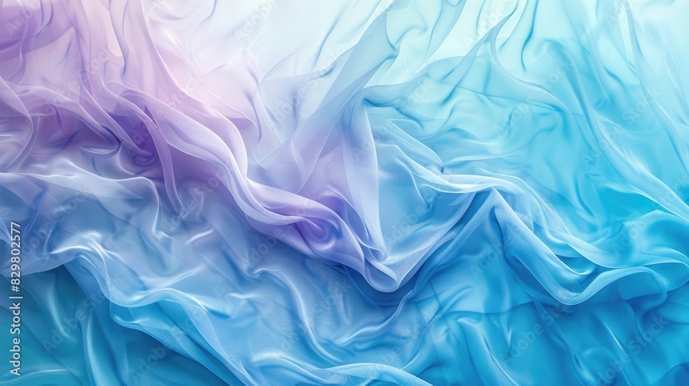 Fototapeta premium Concept of Summer and Spring with a Color Wave Blue Gradient and Pastel Textured Abstract Wallpaper