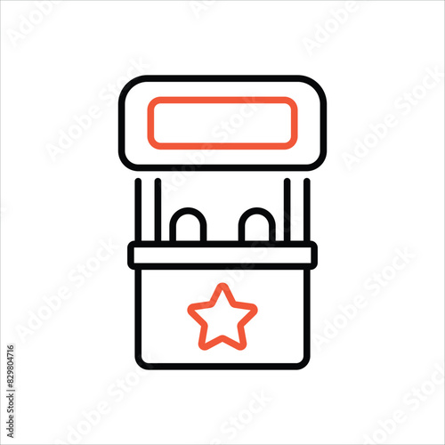 Ticket Office vector icon