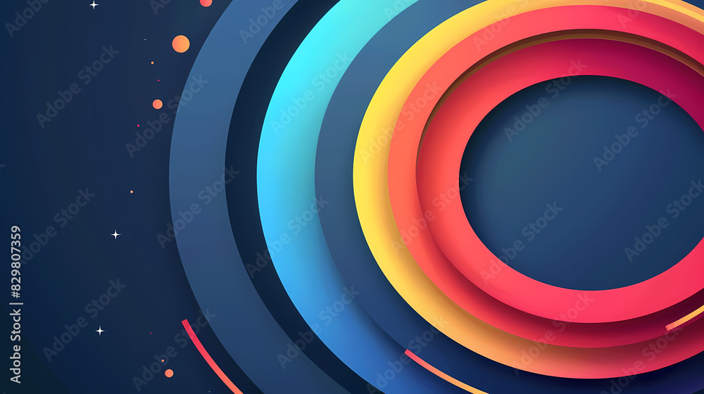 Obraz premium Modern infographic template vector image