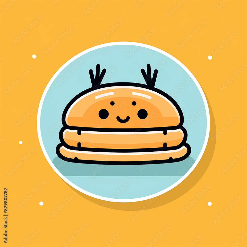 Crab_Cakes_Modern_Line_Icon_Vector_Line_Art_CuteIcon_