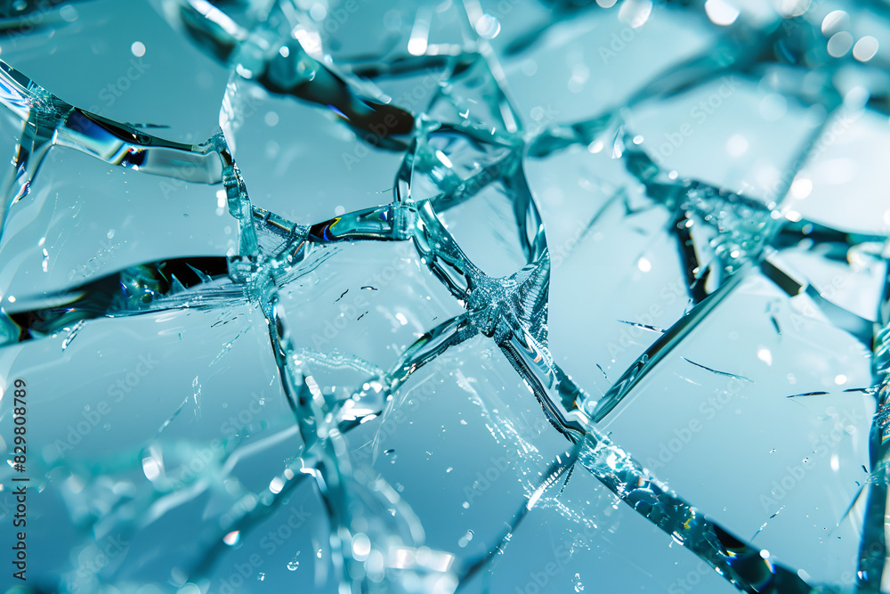 broken glass, Generative AI broken glass, Generative AI