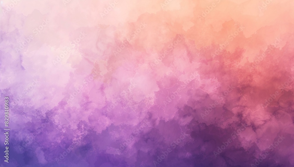 A vivid abstract background with Lavender to peach watercolor
