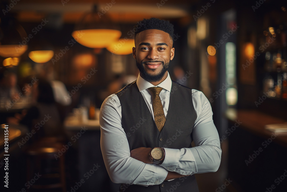 AI generated portrait of groomed handsome man dressed stylish suit AI generated portrait of groomed handsome man dressed stylish suit