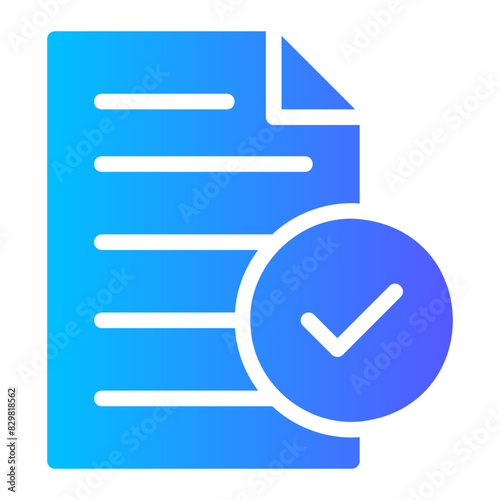 documents gradient icon