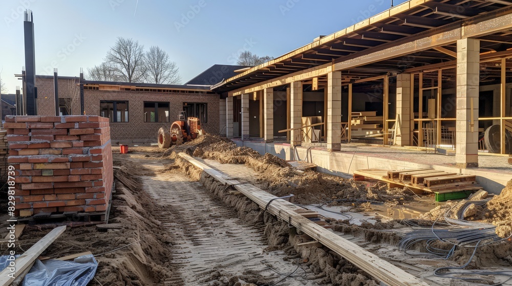 Each brick laid and beam secured brings the construction project one step closer to completion. Each brick laid and beam secured brings the construction project one step closer to completion.