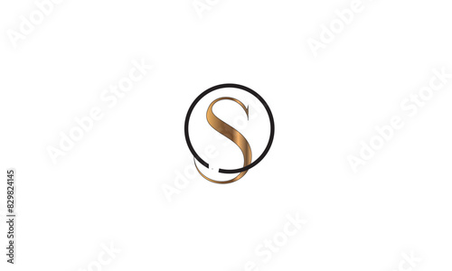 S, SS , S , Abstract Letters Logo Monogram