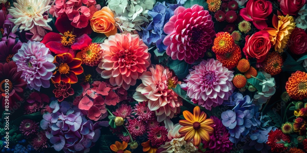 Naklejka premium Blooming Symphony