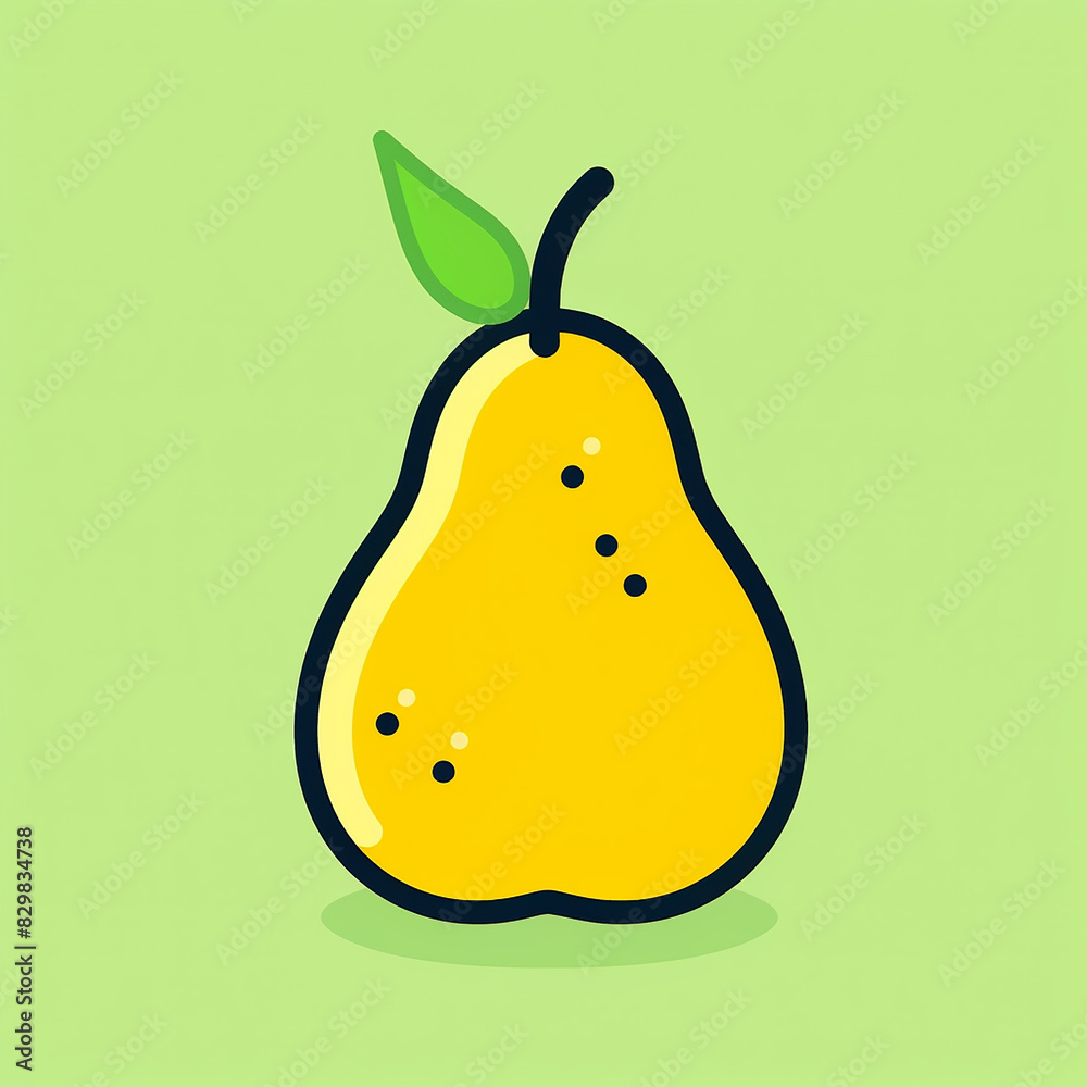 Pear_Modern_Line_Icon_Vector_Line_Art_CuteIcon_Design Pear_Modern_Line_Icon_Vector_Line_Art_CuteIcon_Design