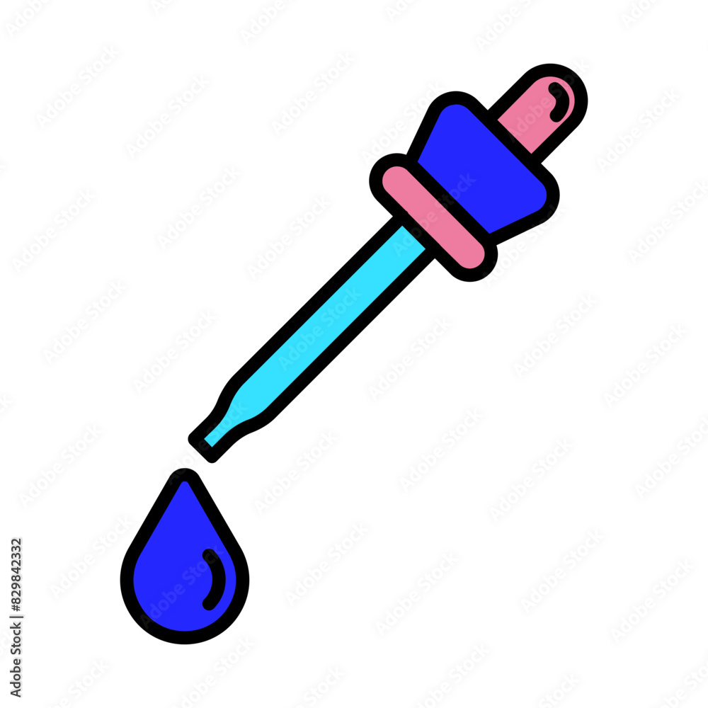 Skincare set icon. Dropper with liquid, skincare product, serum application, beauty routine, facial treatment, hydration, cosmetic, self-care, health. Skincare set icon. Dropper with liquid, skincare product, serum application, beauty routine, facial treatment, hydration, cosmetic, self-care, health.