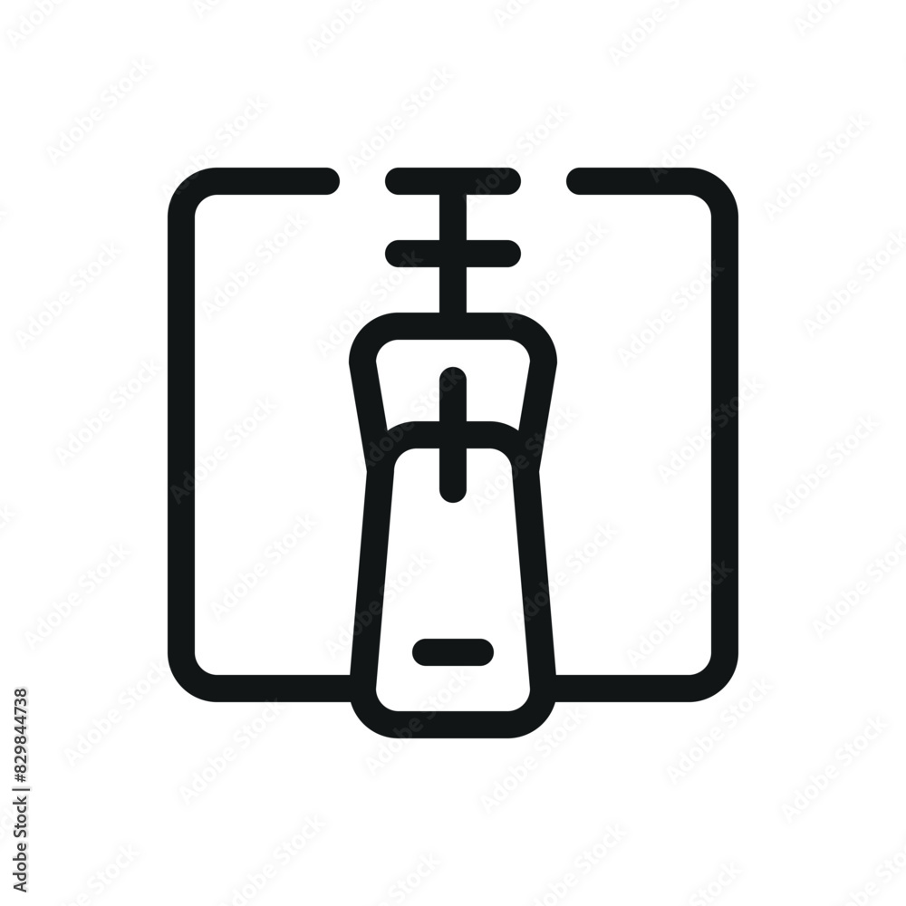 Zipper isolated icon, zippers for sewing vector symbol with editable stroke Zipper isolated icon, zippers for sewing vector symbol with editable stroke