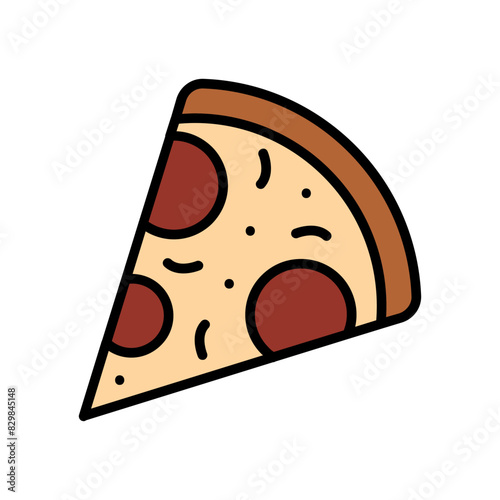 Pizza line icon. Pizza, Italian, dish, cheese, tomato sauce, crust, toppings, pepperoni, mushrooms, olives, onions, peppers, sausage, pineapple, anchovies, mozzarella, basil, fast food