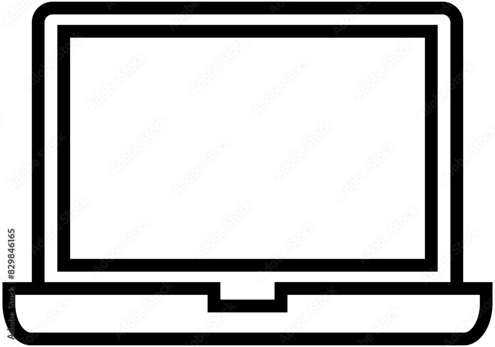 Laptop icon. Laptop icon.
