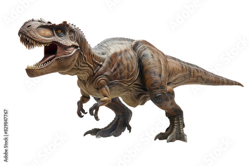 Tyrannosaurus portrait isolated on transparent background. Angry dinosaur, Prehistoric Carnivore © Lazy_Bear