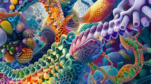 artistic representation of molecules , molecular structure art