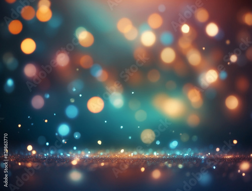 Abstract Bokeh Background , Soft and Dreamy Light Effects