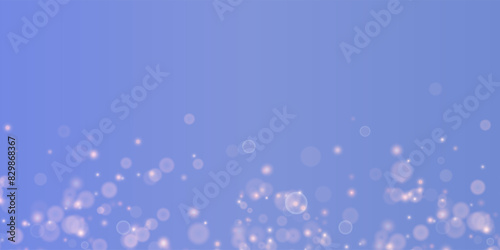 Christmas background. Powder PNG. Magic shining gold dust. Fine, shiny dust bokeh particles fall off slightly. Fantastic shimmer effect. 