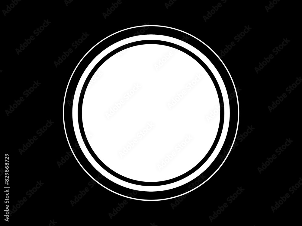 Black and white oval on black background, serving as a banner background Black and white oval on black background, serving as a banner background