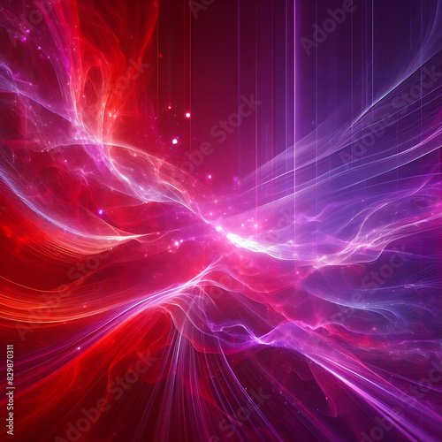 red and purple energy wave concept art  background or wallpaper  waves and spiral abstract art 