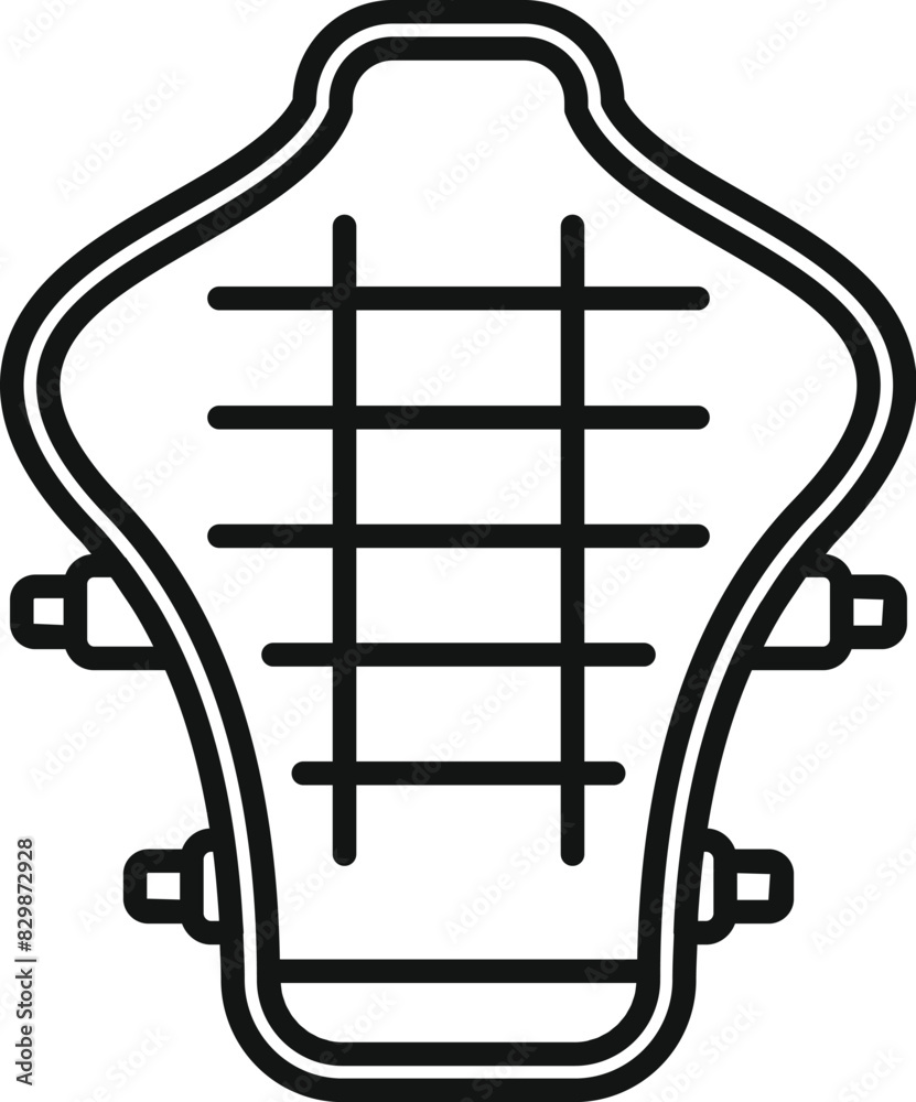 Simple line art illustration of a guitar body in black and white, suitable for icons and logos Simple line art illustration of a guitar body in black and white, suitable for icons and logos