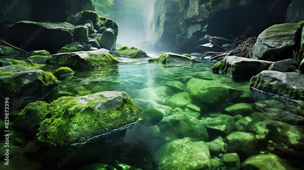 Fototapeta premium waterfall in the forest