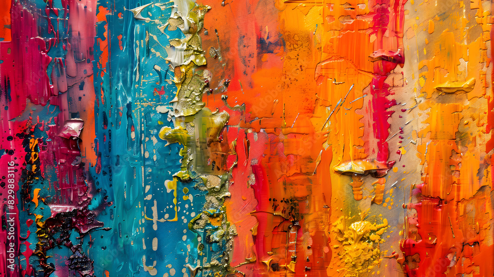 Fototapeta premium Abstract Painting. Contemporary Art Texture. Generative AI.