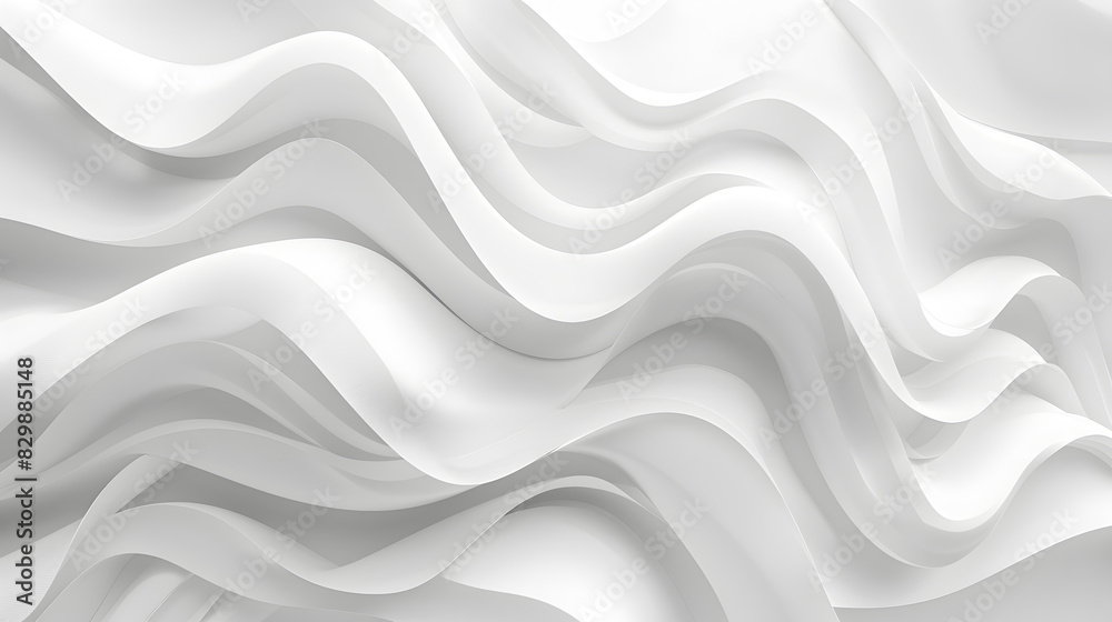 abstract white background. Generative AI.