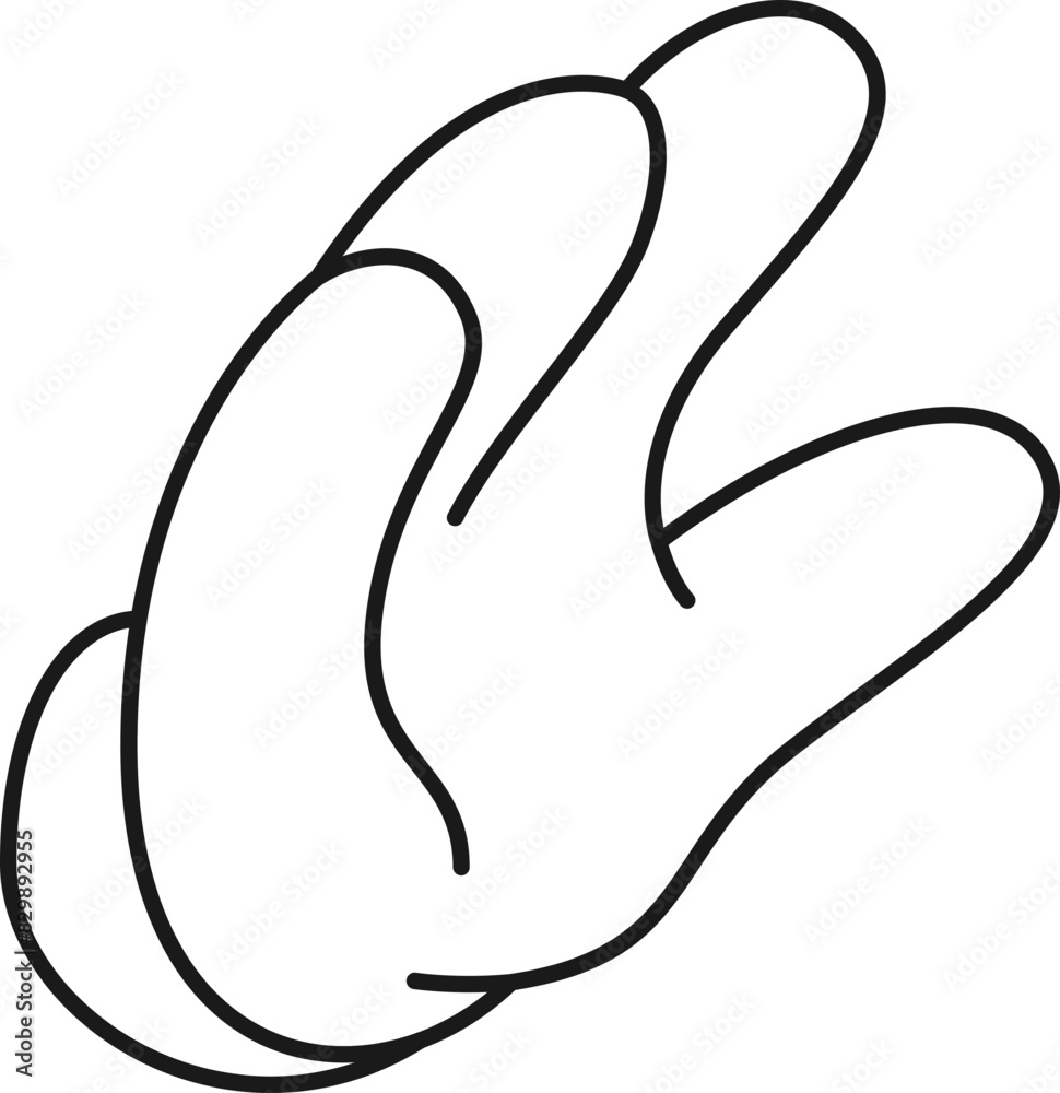 Cartoon Hand Character Element Cartoon Hand Character Element