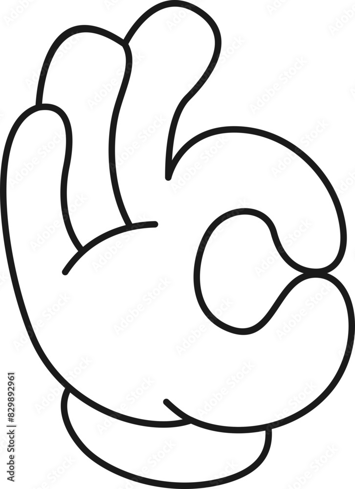 Cartoon Hand Character Element Cartoon Hand Character Element