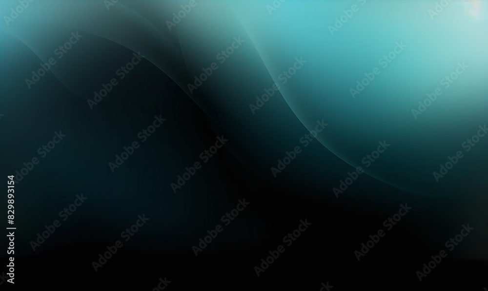 Fototapeta premium Fluid wave gradient in dark blue