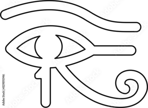 Egyptian Line Icon Element