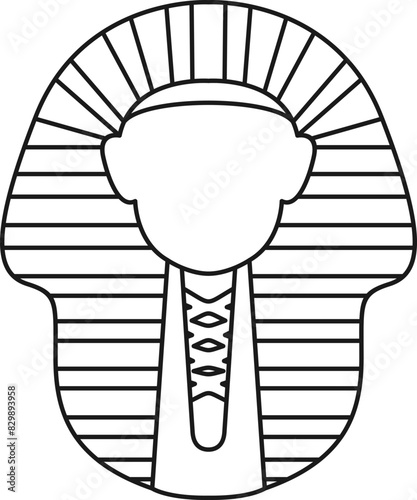 Egyptian Line Icon Element