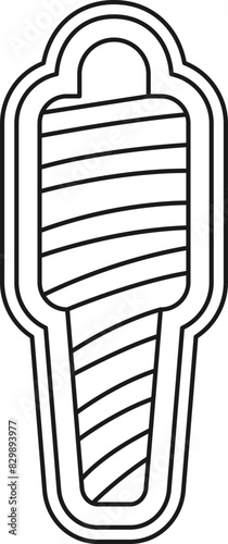 Egyptian Line Icon Element