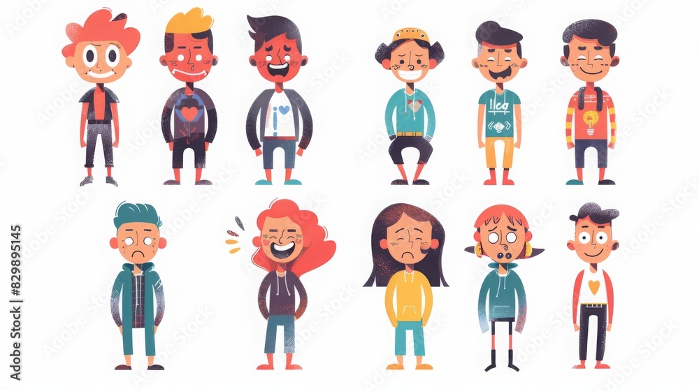 minimalist flat design characters depicting a product range , create a product range with minimalist flat design characters minimalist flat design characters depicting a product range , create a product range with minimalist flat design characters