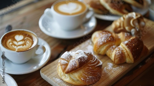 Cafe offers coffee and pastries