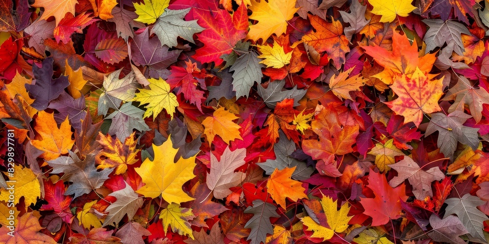 Colorful autumn leaves background. Colorful autumn leaves background.