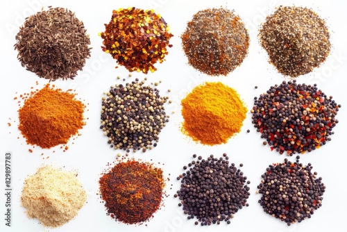 knollig image of different spices, stock photo image