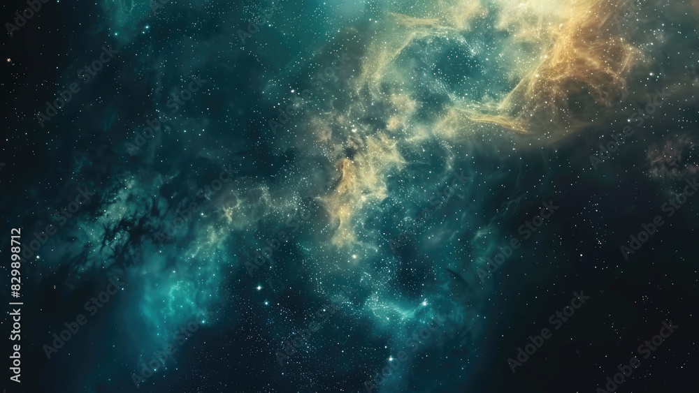 Astral Canvas: The Dynamic Hues of a Star-Forming Region Astral Canvas: The Dynamic Hues of a Star-Forming Region
