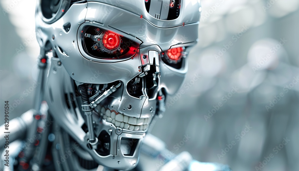 cyberpunk creature with red UHD wallpapar cyberpunk creature with red UHD wallpapar